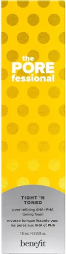 Benefit Pěnové pleťové tonikum The Porefessional Tight `N Toned (Pore-Refining AHA + PHA Toning Foam) 133 ml
