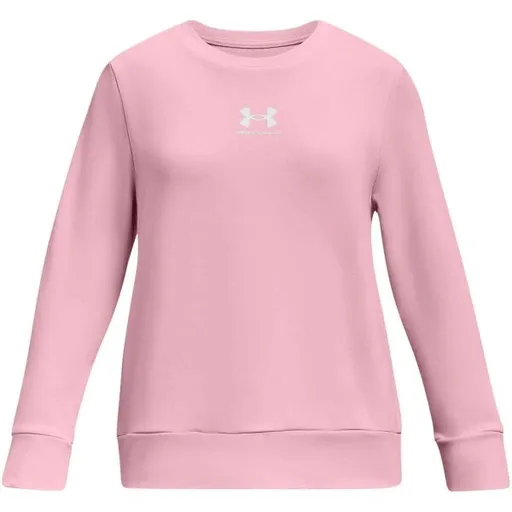 Under Armour RIVAL TERRY Dívčí mikina, růžová, velikost XL