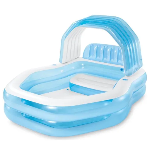 Intex Bazén nafukovací rodinný se stříškou