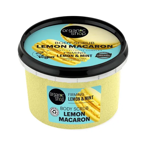 Organic Shop Tělový peeling Citron a máta 250 ml