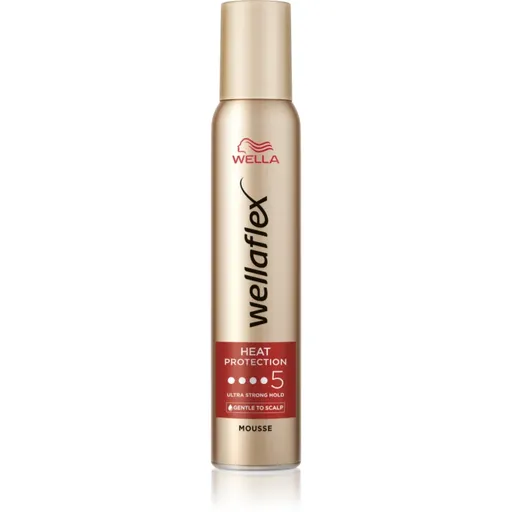 Wella Wellaflex Heat Protection pěnové tužidlo pro tepelnou úpravu vlasů 200 ml