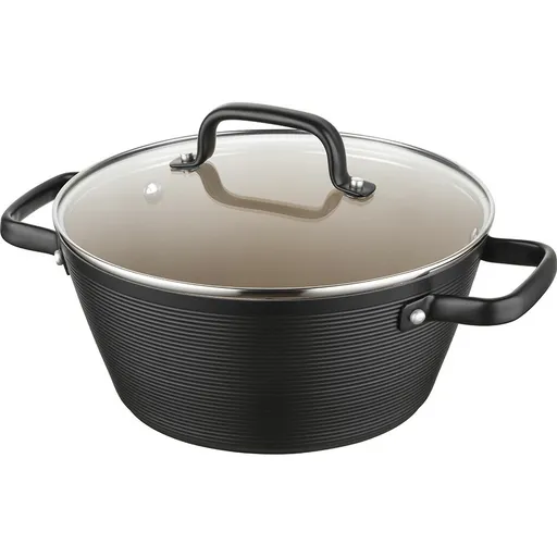 Florina Hliníkový hrnec Carina Black 3,3 l, 24 cm, pr. 24 cm