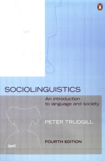 Sociolinguistics - Peter Trudgill