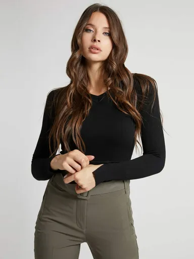 Guess dámský černý svetr W1YR03Z2V60 XS