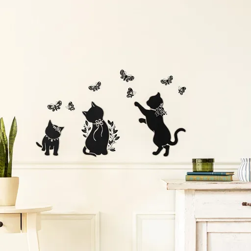 Die moderne Hausfrau Samolepky na zeď Kočky, 10 ks