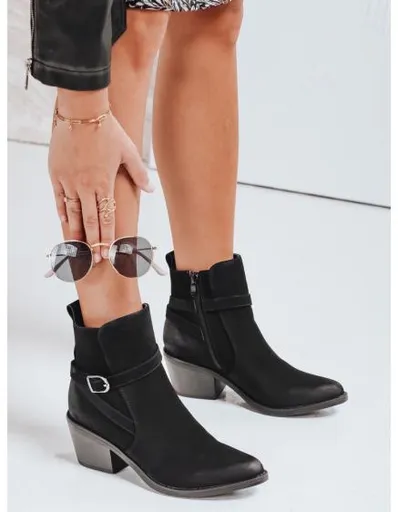 Dámské kotníkové boty černé