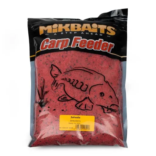 Mikbaits Vlhčený Ready mix 900g - Jahoda,Mikbaits Vlhčený Ready mix 900g - Jahoda