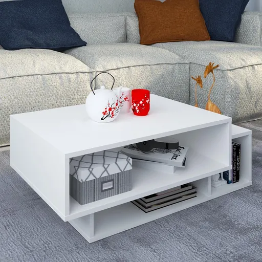 VCM Konferenční stolek Runila, bílý