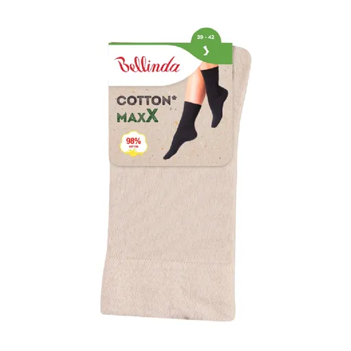 Bellinda COTTON MAXX vel. 39/42 dámské ponožky 1 pár béžové