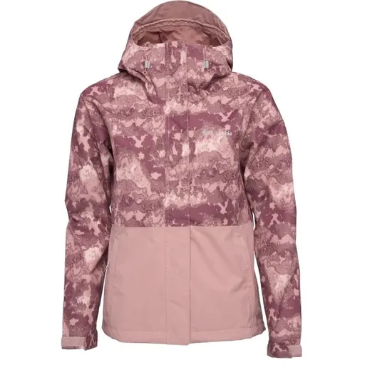 Columbia HIKEBOUND PRINTED JACKET W Dámská outdoorová bunda, růžová, velikost