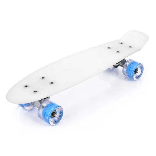 Pennyboard MTR GLOW WHITE 56 cm LED kolečka
