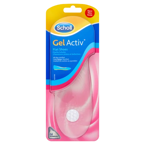 Scholl Vložky do bot s plochou podrážkou GelActiv