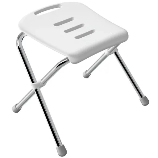 Spirella Skládací sedátko do sprchy SITZ, bílá, 47 cm