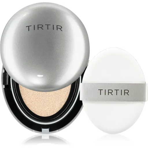 TIRTIR Mask Fit Aura Cushion Mini hydratační make-up v houbičce pro rozjasnění pleti odstín 17W French Vanilla 4.5 g