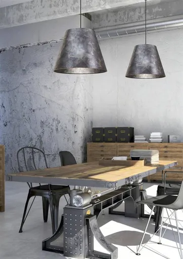 Závěsná stropní lampa 1X60W E27 zlatá PLATINO