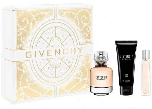 Givenchy L´Interdit Rouge - EDP 50 ml + tělové mléko 75 ml + EDP 12,5 ml