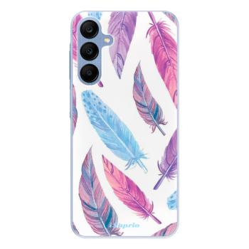 Odolné silikonové pouzdro iSaprio - Feather Pattern 10 - Samsung Galaxy A25 5G