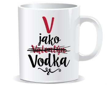 Hrnek Premium V jako Vodka