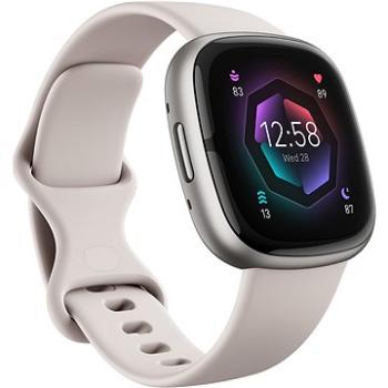 Fitbit Sense 2 Lunar White / Platinum  (FB521SRWT)