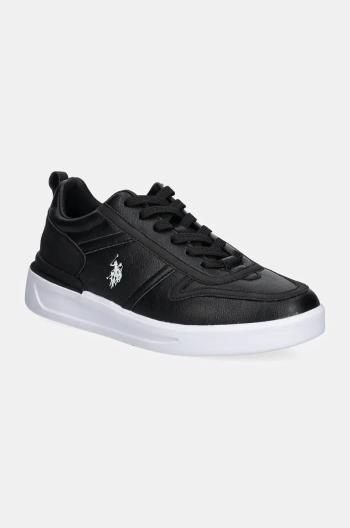 Sneakers boty U.S. Polo Assn. NATE černá barva, NATE002M/DYU1