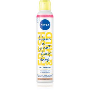 NIVEA Fresh Revive suchý šampon pro zvětšení objemu Light Tones 200 ml
