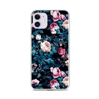 TopQ iPhone 11 silikon Růžičky 58942 (Sun-58942)