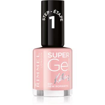 Rimmel Super Gel By Kate gelový lak na nehty bez užití UV/LED lampy odstín 021 New Romantic 12 ml