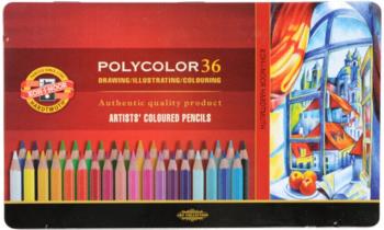 KOH-I-NOOR Polycolor Artist's Coloured Pencils Sada barevných tužek 36 ks