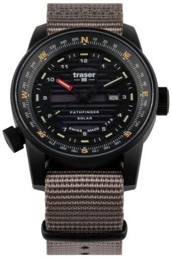 Traser P68 Pathfinder Solar Black Šedé Nato