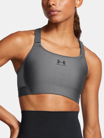 Under Armour UA HeatGear High Sportovní podprsenka Šedá