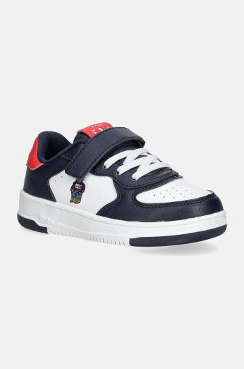 Dětské sneakers boty Polo Ralph Lauren MASTERS COURT BEAR PS bílá barva, RL01245100