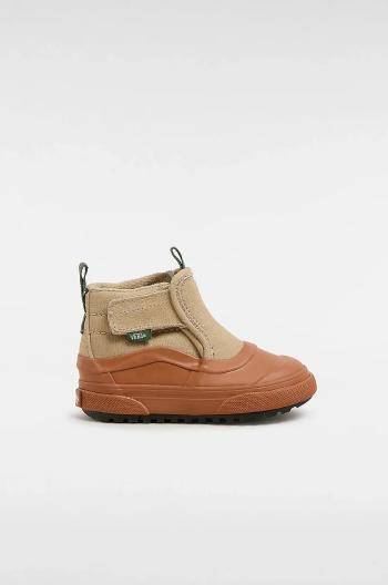 Dětské zimní boty Vans MTE Slip-On Hi Terrain zelená barva, VN000D13BGS1