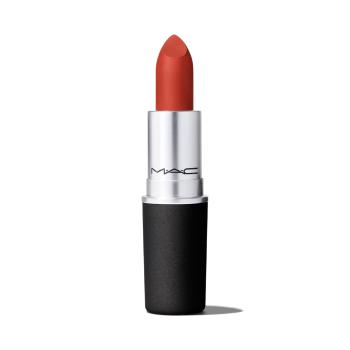 MAC Cosmetics Matná vyživující rtěnka Powder Kiss (Lipstick) 3 g Devoted to Chili