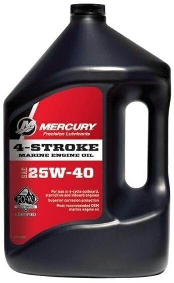 Mercury 4-Stroke Marine Engine Oil 25W-40 4 L Lodní motorový olej