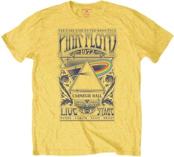 Pink Floyd Tričko Carnegie Hall Poster Unisex Yellow S