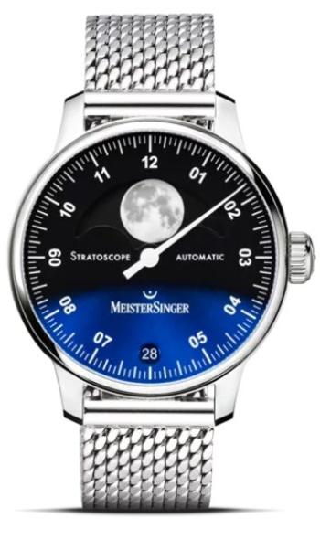 MeisterSinger Stratoscope ST982 - Náramek z pletené oceli