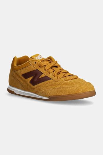 Semišové sneakers boty New Balance RC42 žlutá barva, URC42HE