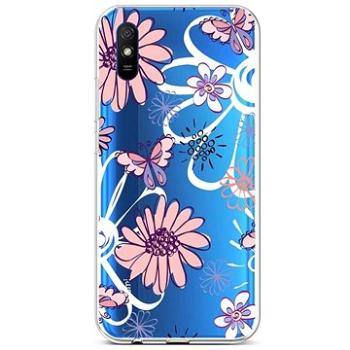 TopQ Xiaomi Redmi 9A silikon Flowers 51311 (Sun-51311)