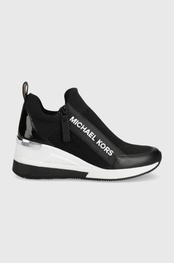 Boty MICHAEL Michael Kors Willis Wedge Trainer černá barva