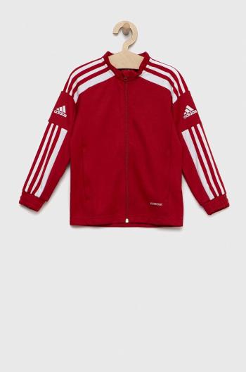 Dětská mikina adidas Performance Sq21 Tr Jkt Y červená barva, s aplikací