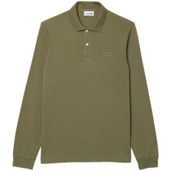 Lacoste  Classic Fit Long Sleeve Polo Shirt Khaki Green  Tričká a polokošele Zelená