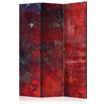 Paraván Red Concrete Dekorhome 135x172 cm (3-dílný)