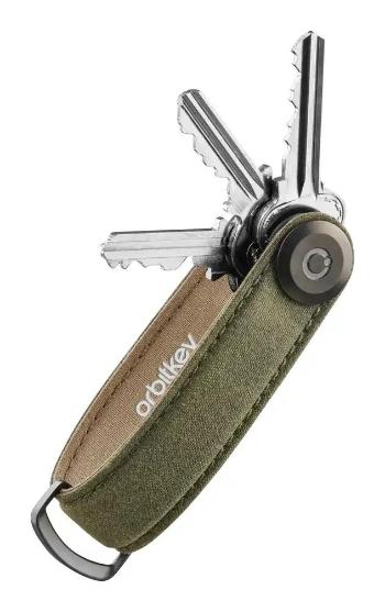 Orbitkey Waxed Canvas Khaki Green