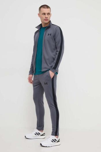 Sportovní tepláková souprava Under Armour Knit Track Suit šedá barva, 1357139