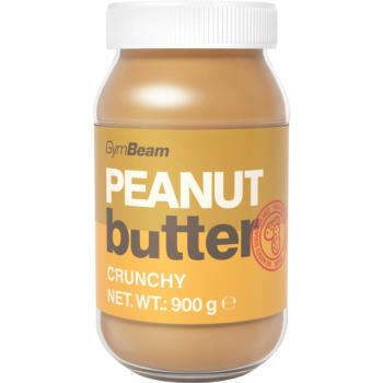 GymBeam Peanut Butter Crunchy cremă de nuci 100 % 900 g