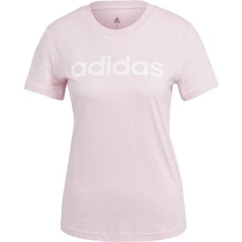 adidas LINEAR TEE Dámské tričko, růžová, velikost