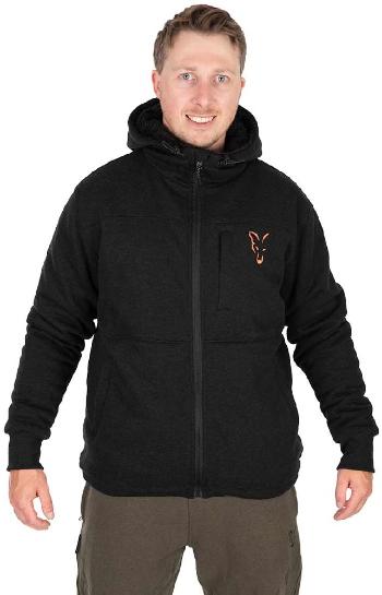 Fox bunda collection sherpa jacket black orange - l