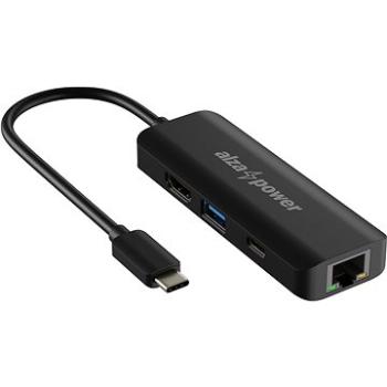 AlzaPower USB-C Dock Station 4v1 černý (APW-HCC4B)