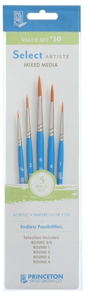 Princeton Brush Selectartiste Multi-Technique Sada kulatých štětců 5 ks