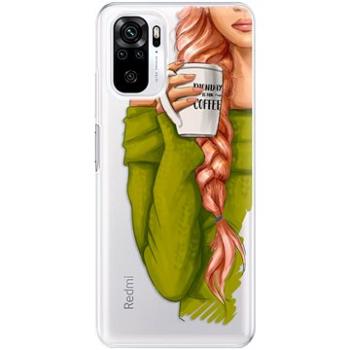 iSaprio My Coffe and Redhead Girl pro Xiaomi Redmi Note 10 / Note 10S (coffread-TPU3-RmiN10s)